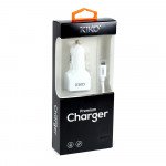 Wholesale Micro V8V9 Dual Port Premium Car Charger 2 in 1 - 2.1A (Car - Black)